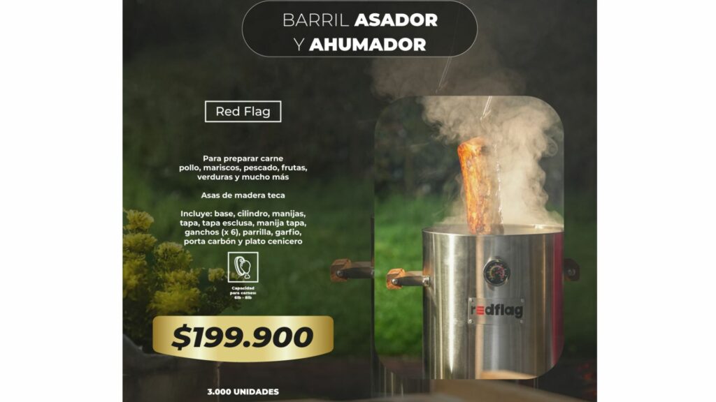 Barril asador y ahumador / Facebook: D1