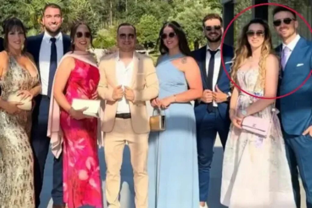 Diogo Jota en el matrimonio de su amigo, José Sá, antes de morir en un accidente de tránsito / Record