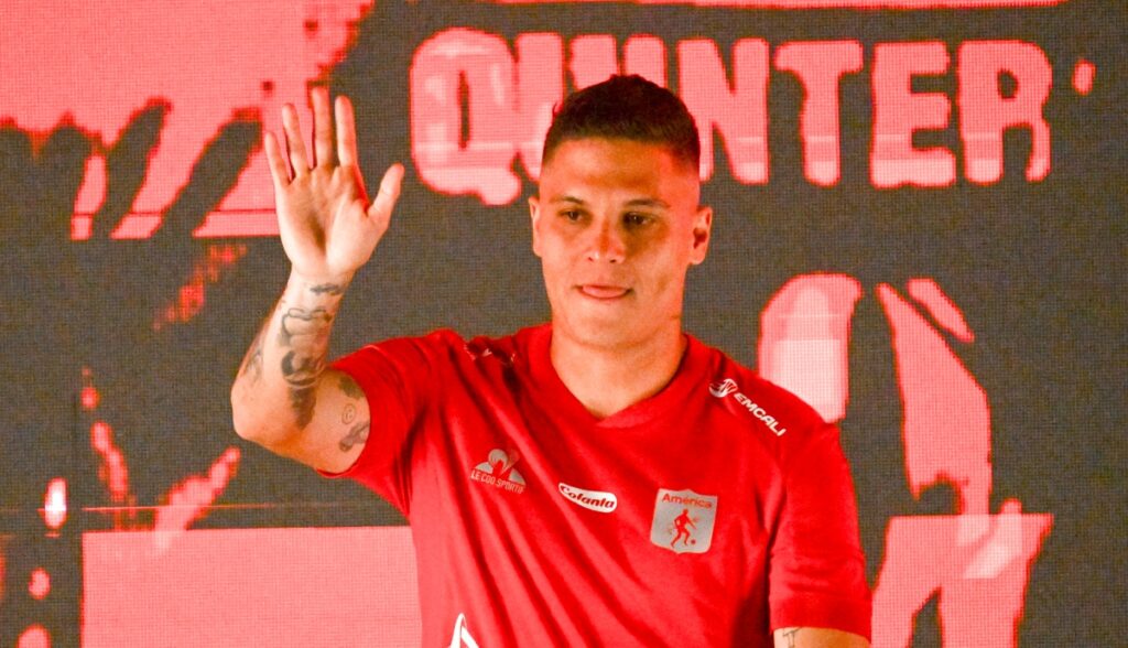 Juan Fernando Quintero en América de Cali / AFP