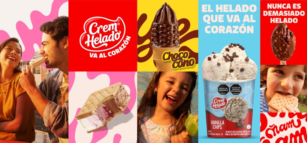 Fotocomposición: cortesía Crem Helado