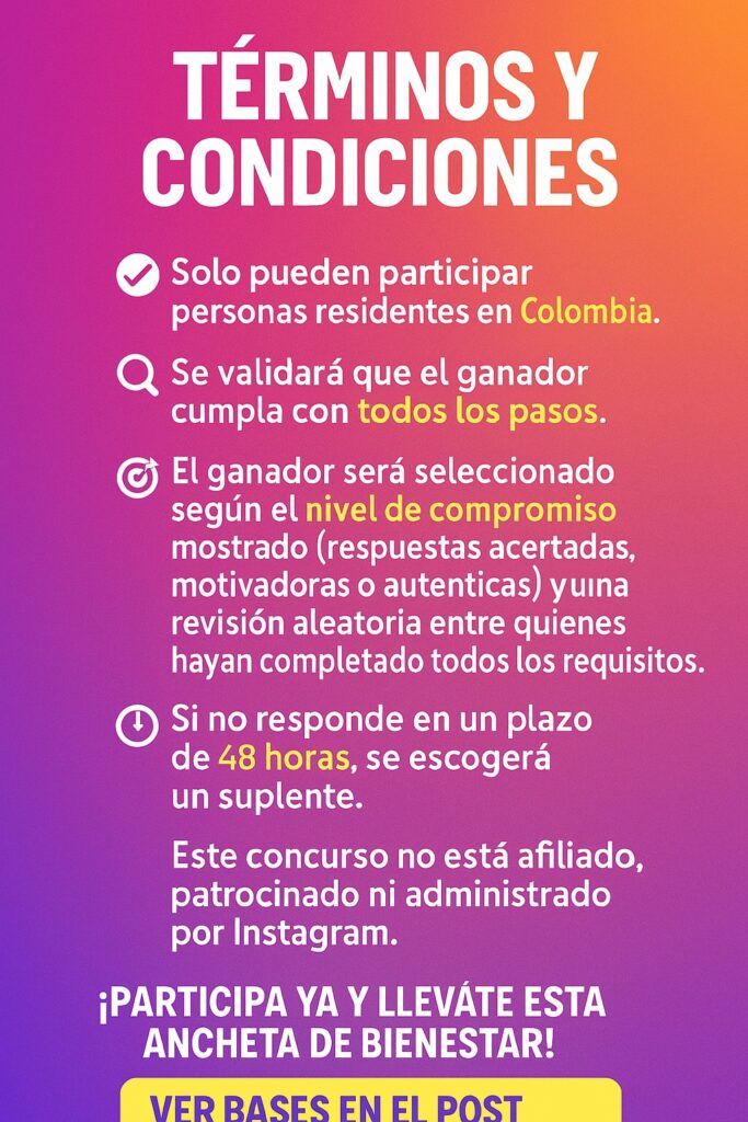 Condiciones para ganar ancheta