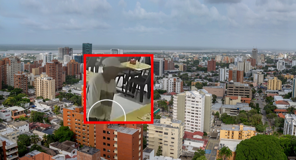 Sale a la luz video del taque a cajera de un restaurante en Barranquilla