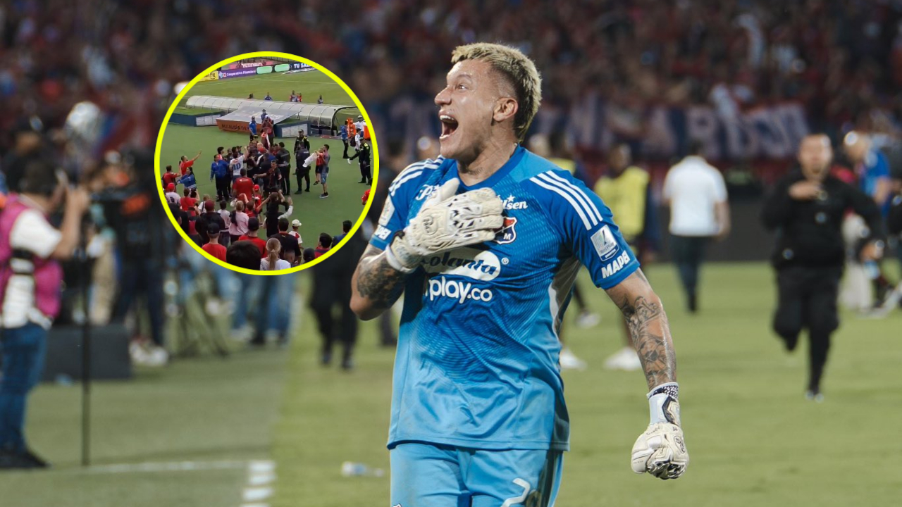 Washington Aguerre se enfrentó a hinchas de Medellín en el Atanasio: video viral