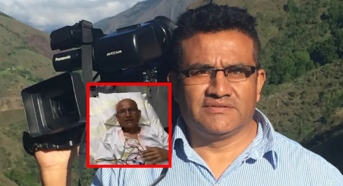 Fredy Calvache, periodista de Caracol, que tiene cáncer, sufre complicación