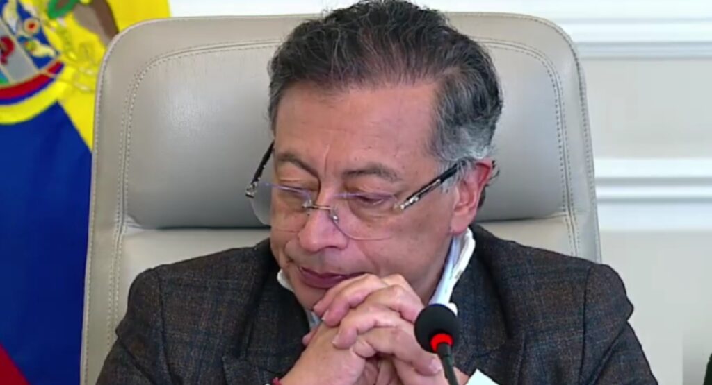 Gustavo Petro en consejo de ministros / X. @inforpresidencia