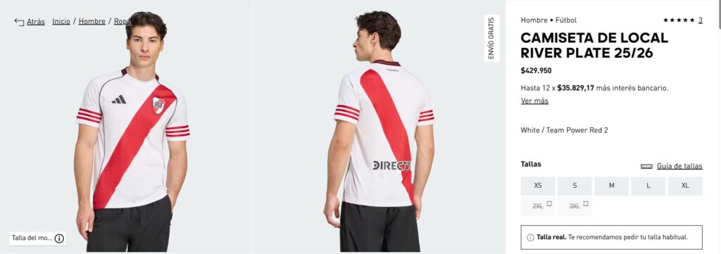 Camiseta River Plate