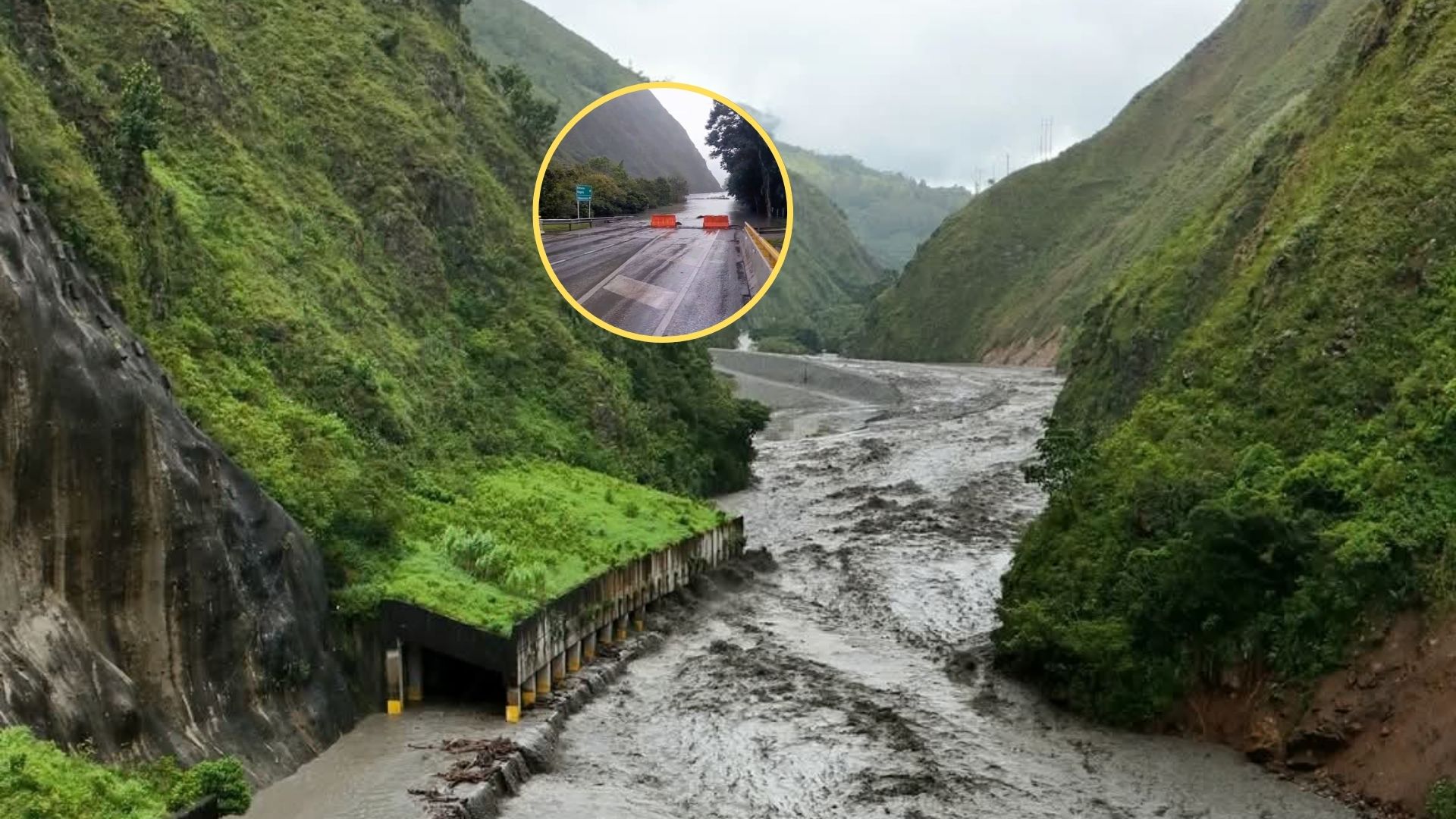 Desbordamiento de ríos en Colombia 2025: alerta en Guayabetal Cundinamarca 