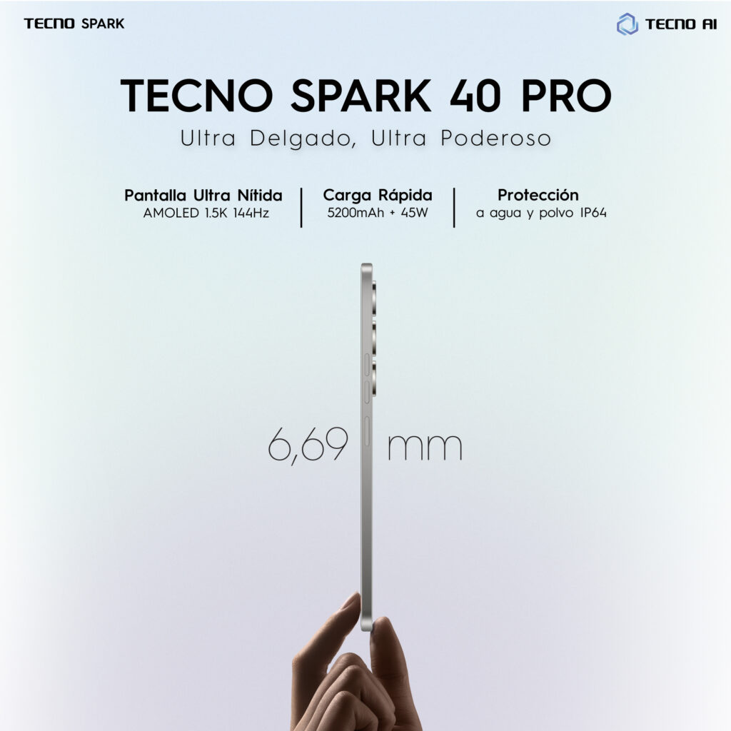 El celular más delgado del mundo en 2025 // Cortesía: TecnoMobile