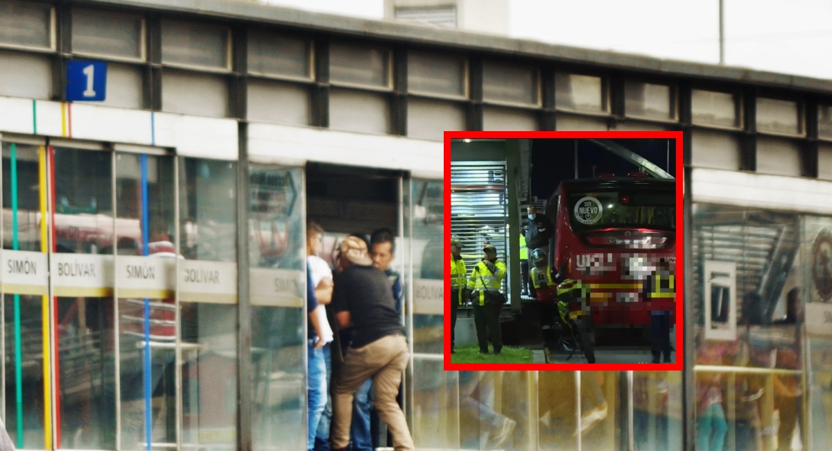 Fuerte pelea en un bus Transmilenio dejó un muerto; sujetos se atacaron