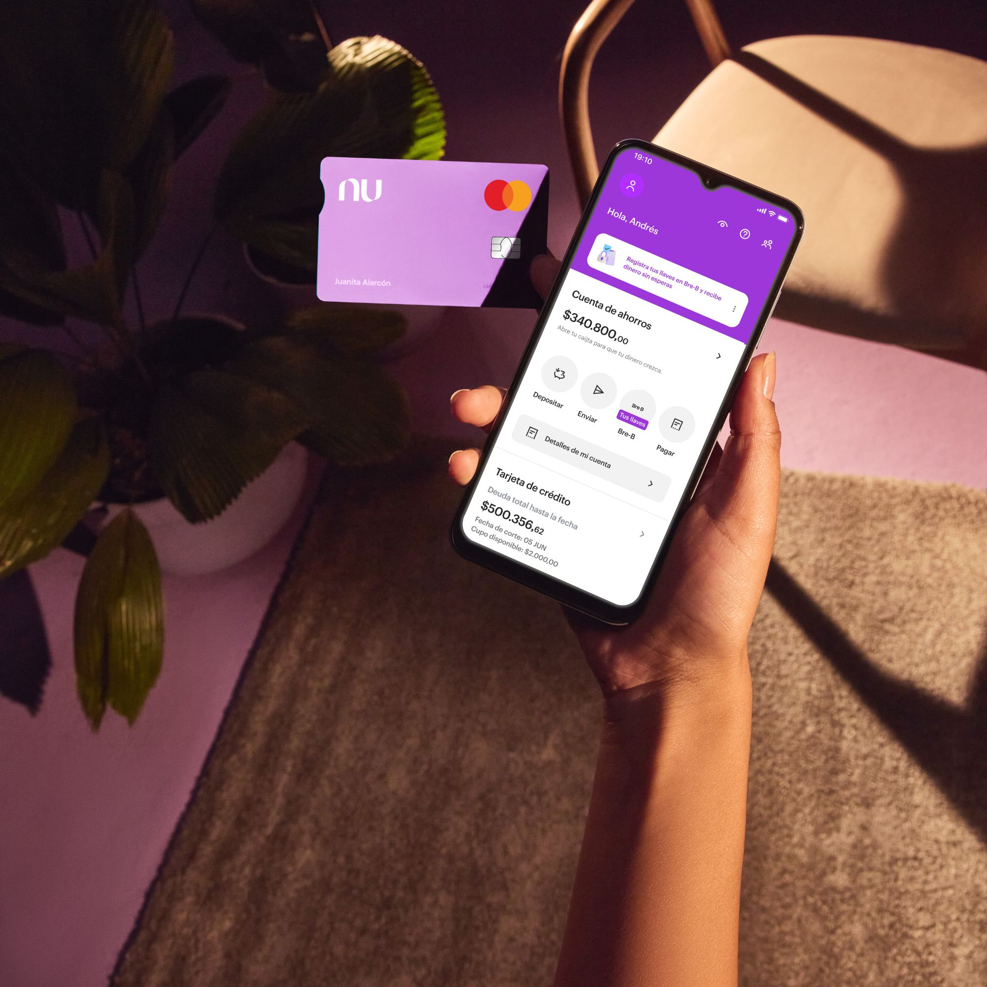 Así puede registrar sus llaves de Bre-B con NuBank Colombia