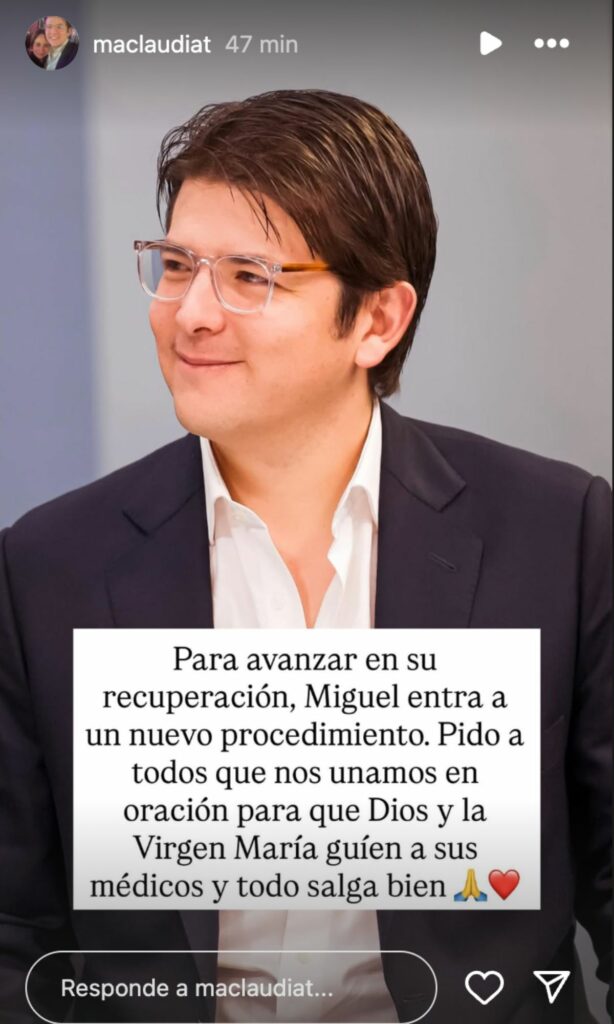 Historia de María Claudia Tarazona en Instagram