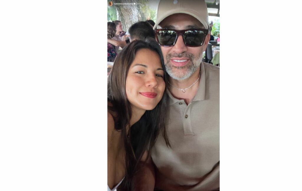 Catherin Escobar y Mario Alberto Yepes / Instagram @caterinescobaractriz