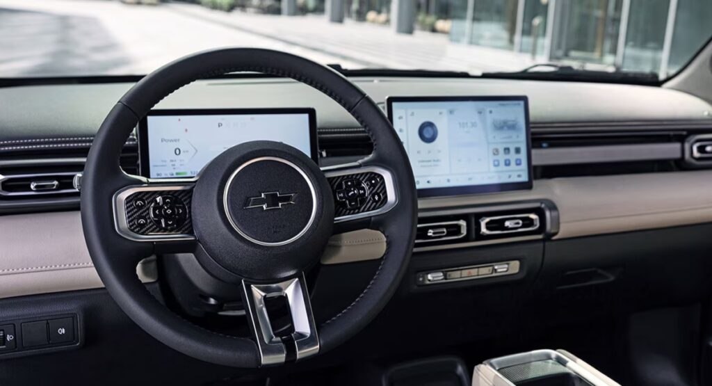 Interior del nuevo Spark eléctrico / Página de Chevrolet