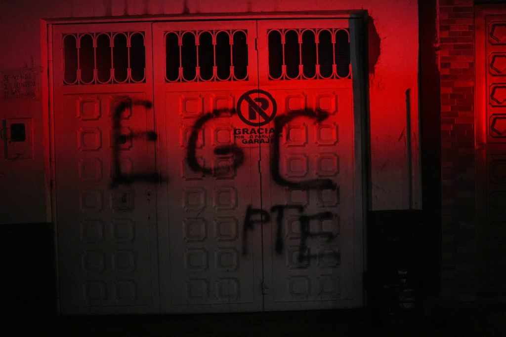 Grafiti alusivo al Clan del Golfo / Getty Images