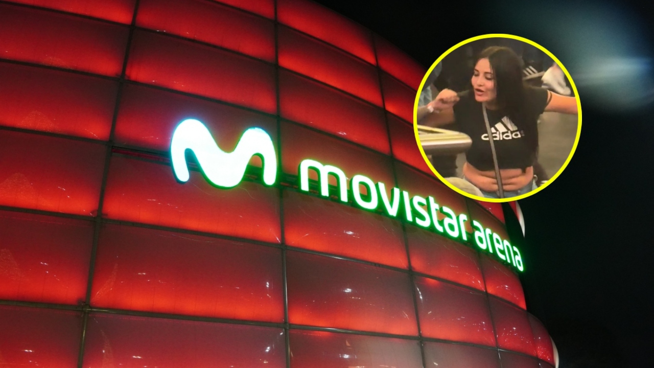 Damas Gratis en Movistar Arena: buscan mujer que aparece en videos con cuchillo