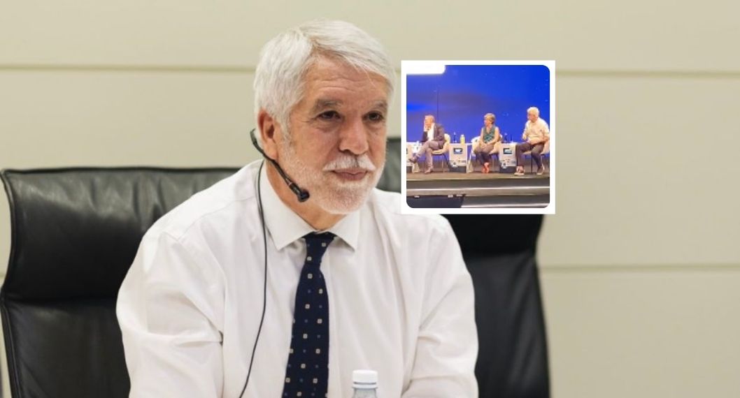 Foto de Enrique Peñalosa, en video de gesto de Roy Barreras a pulla de Enrique Peñalosa por mermelada, debate