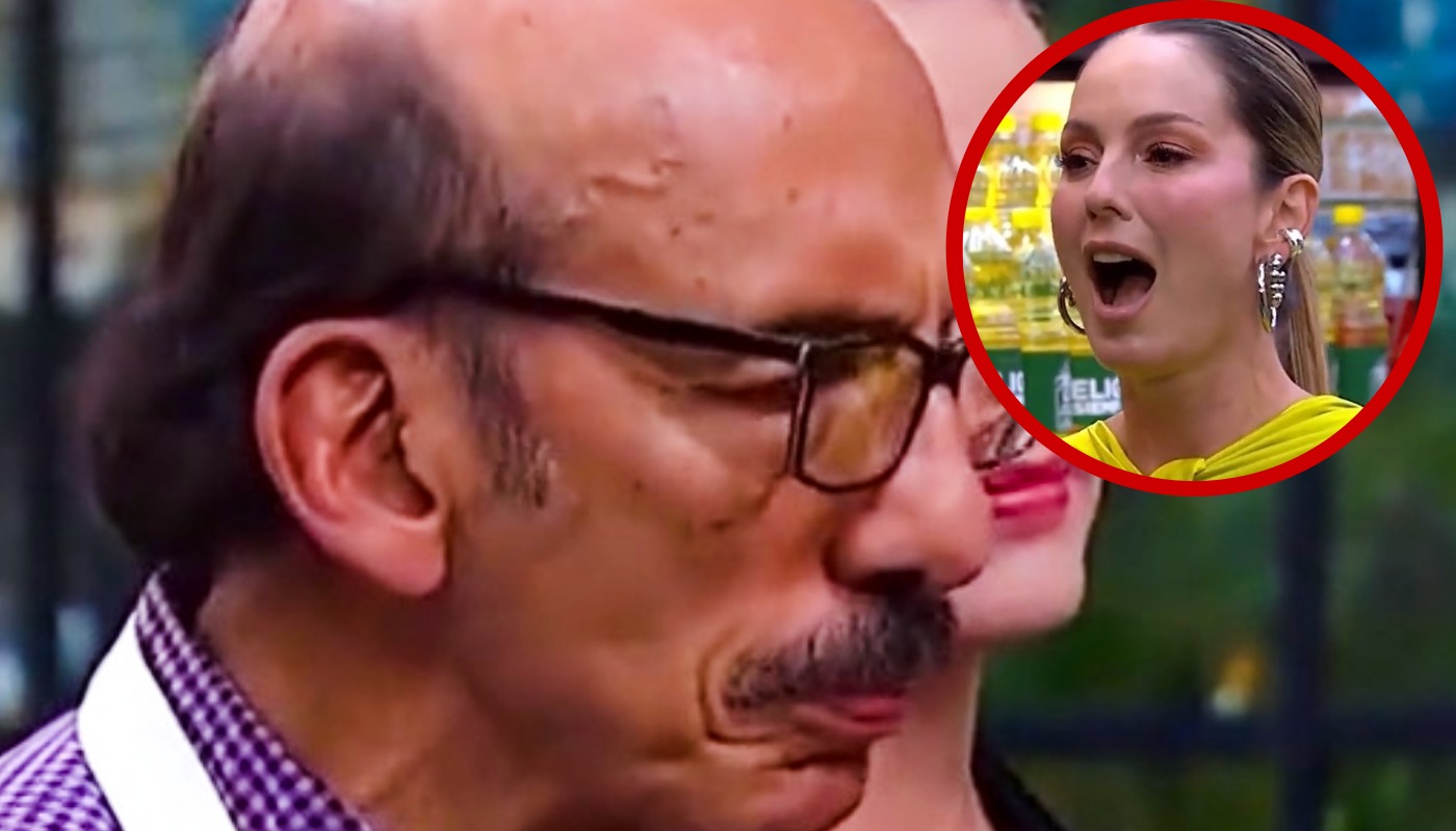 Jorge Herrera y Claudia Bahamón en Masterchef; disfrazada calamar