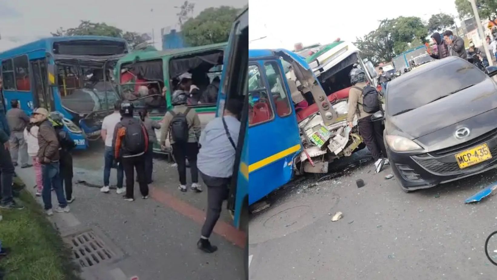 Causa del accidente en la avenida Boyacá entre buses SITP: qué sucedió