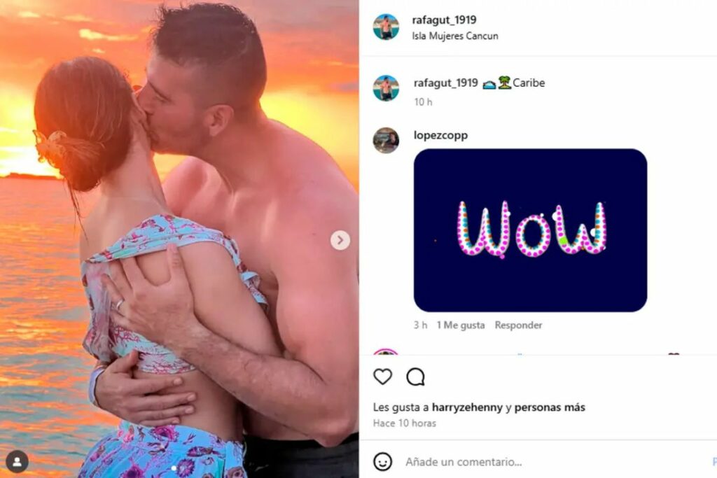 Rafael Gutiérrez junto a su pareja Luisa María Montes / Captura de pantalla suministrada por Q'Hubo Medellín