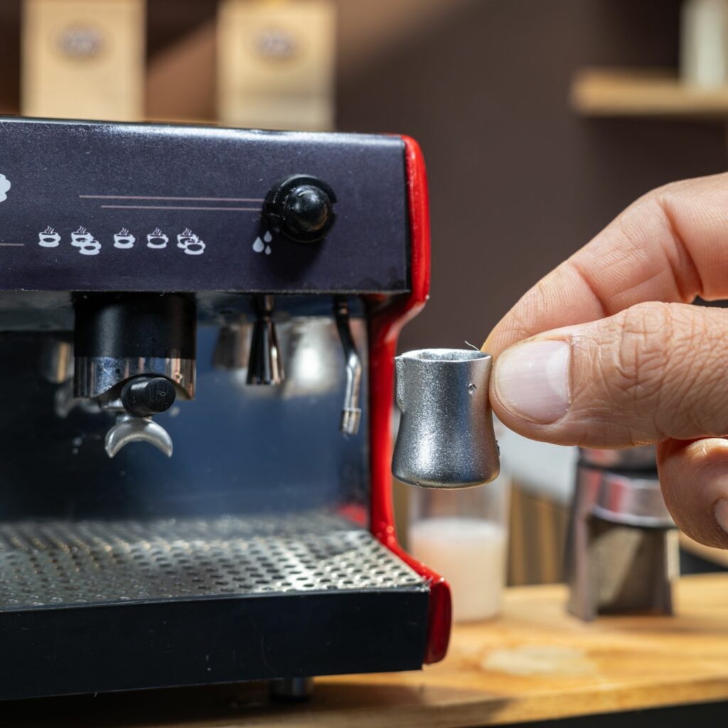Coffee Delight se montó en la tendencia de las miniaturas gastronómicas