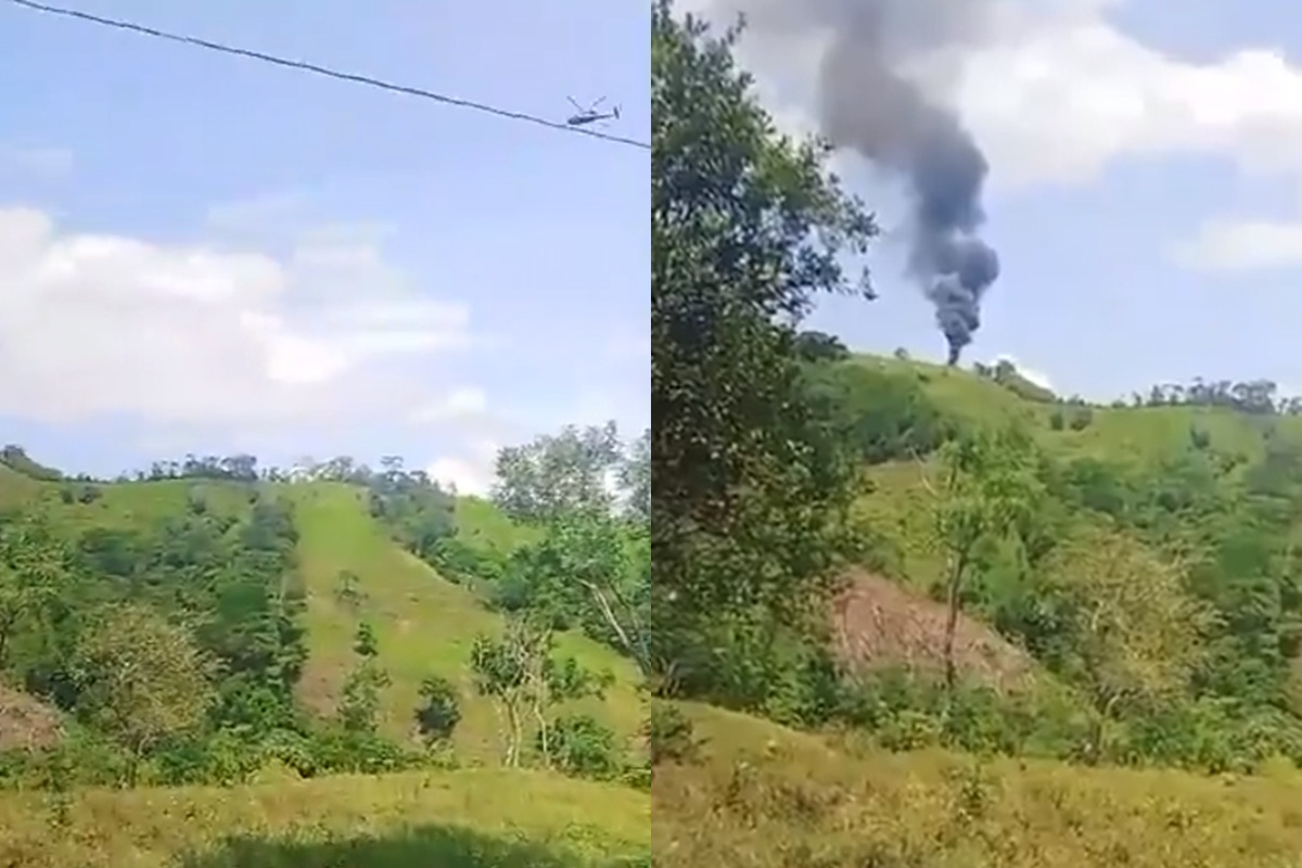 Dan cifra de policías fallecidos en grave ataque a helicóptero en Antioquia
