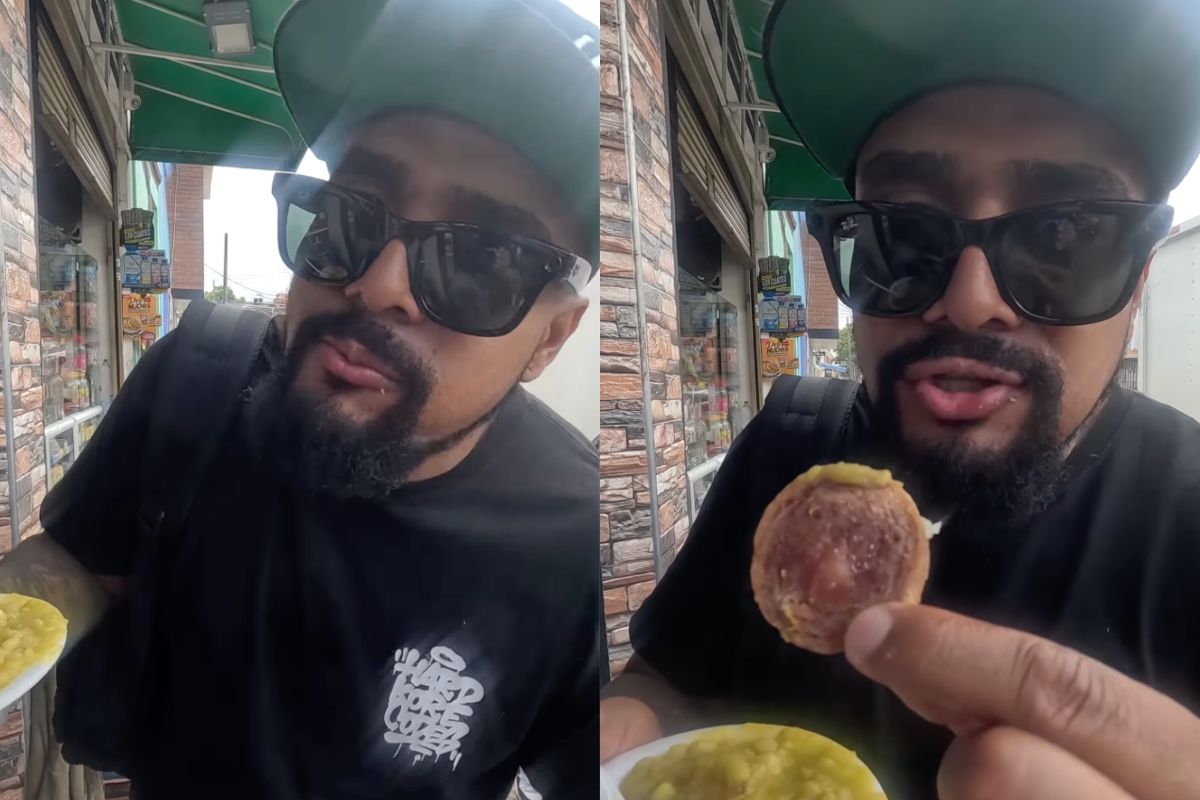'Estiwar G' fue al 'Sanber' a probar almuerzo de $ 2.000, que tiene salchichón
