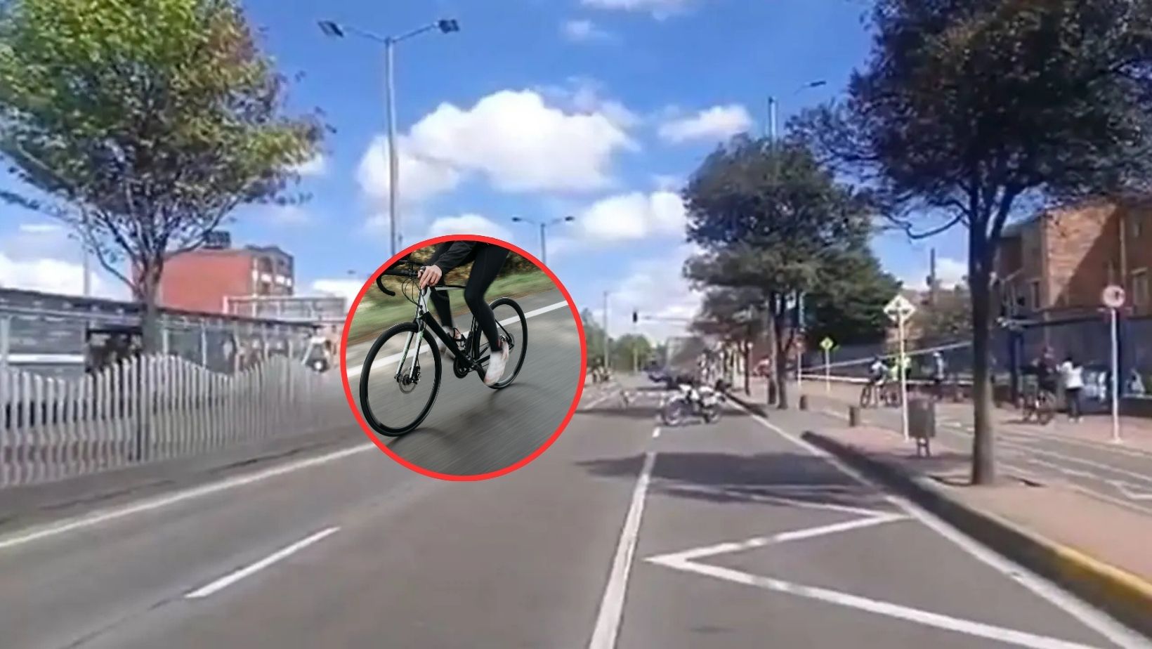 Grave accidente en Bogotá hoy con tractocamión dejó un ciclista muerto