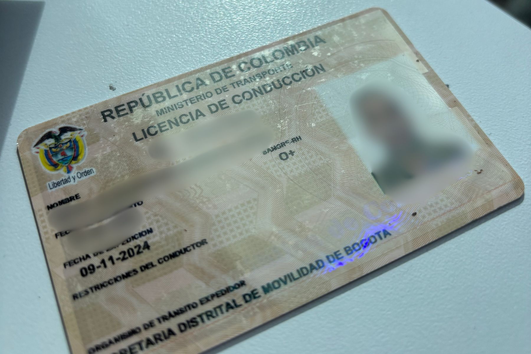 Licencia de conducción