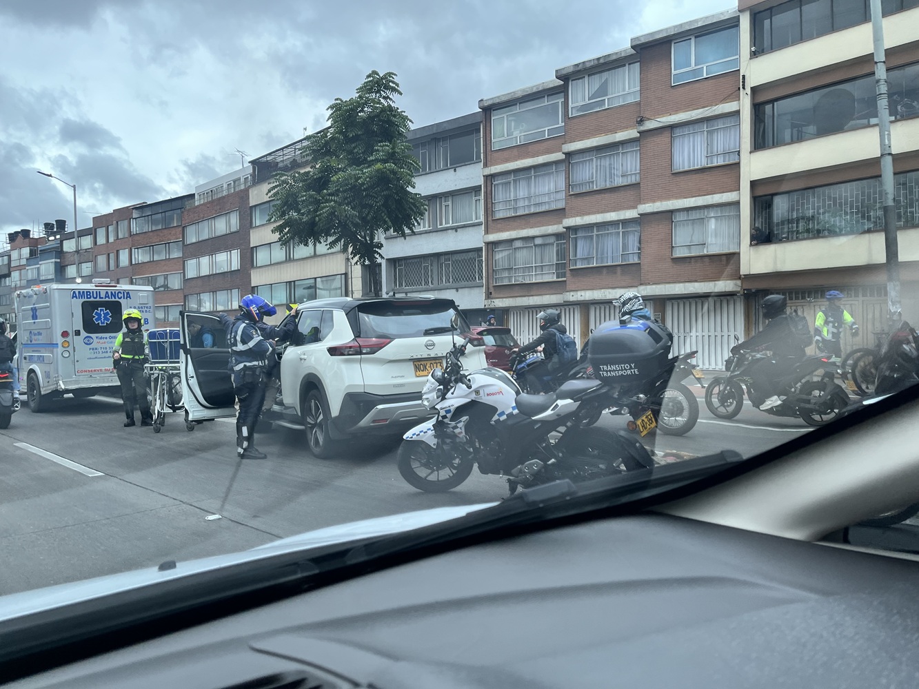 Accidente en la NQS