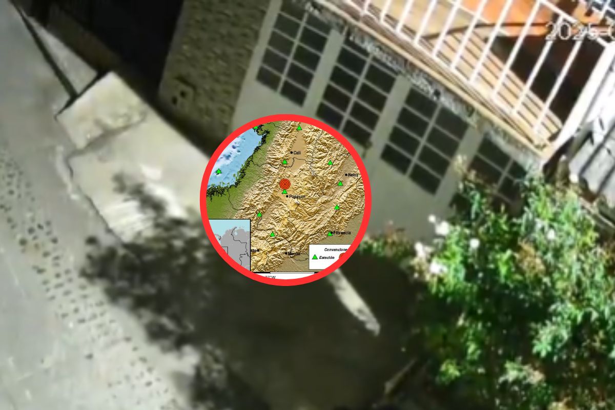 Video muestra el sacudón que produjo el fuerte temblor en Colombia: "Momentos de terror" El sismo se sintió principalmente en Popayán, Cauca. 