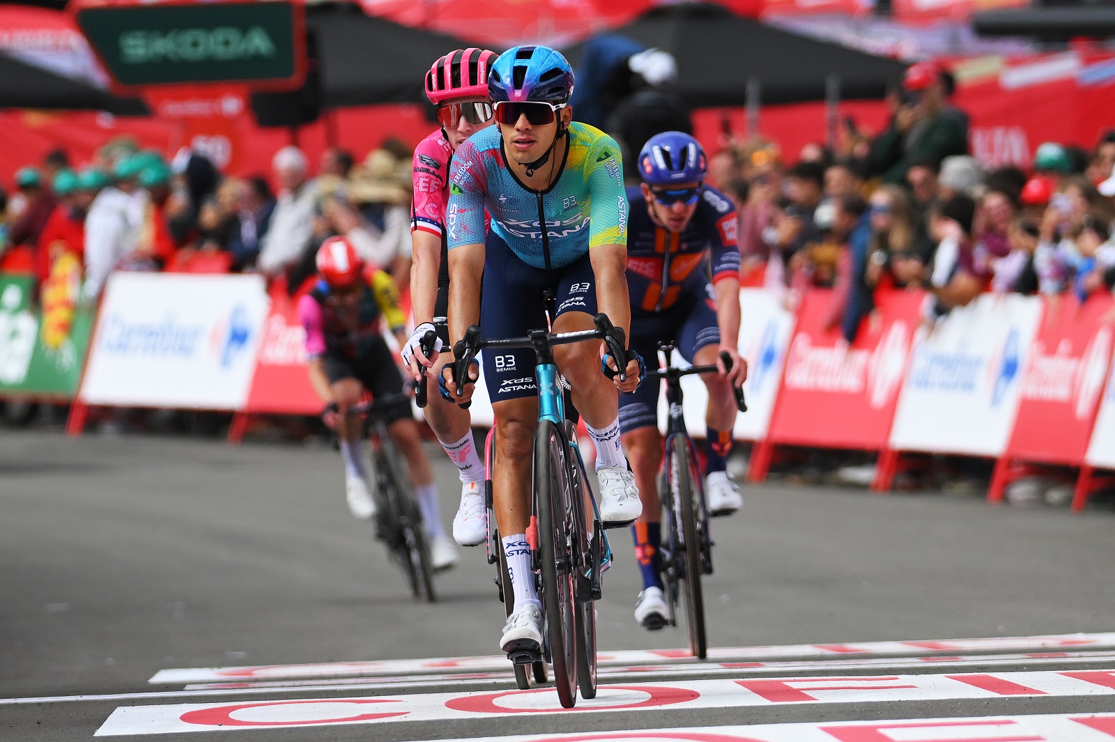 Harold Tejada, en la etapa 7 de la Vuelta a España