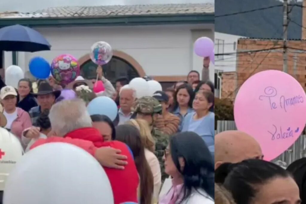 Velación de Valeria Afanador.NOTICIAS CARACOL / ALCALDÍA DE CAJICÁ
