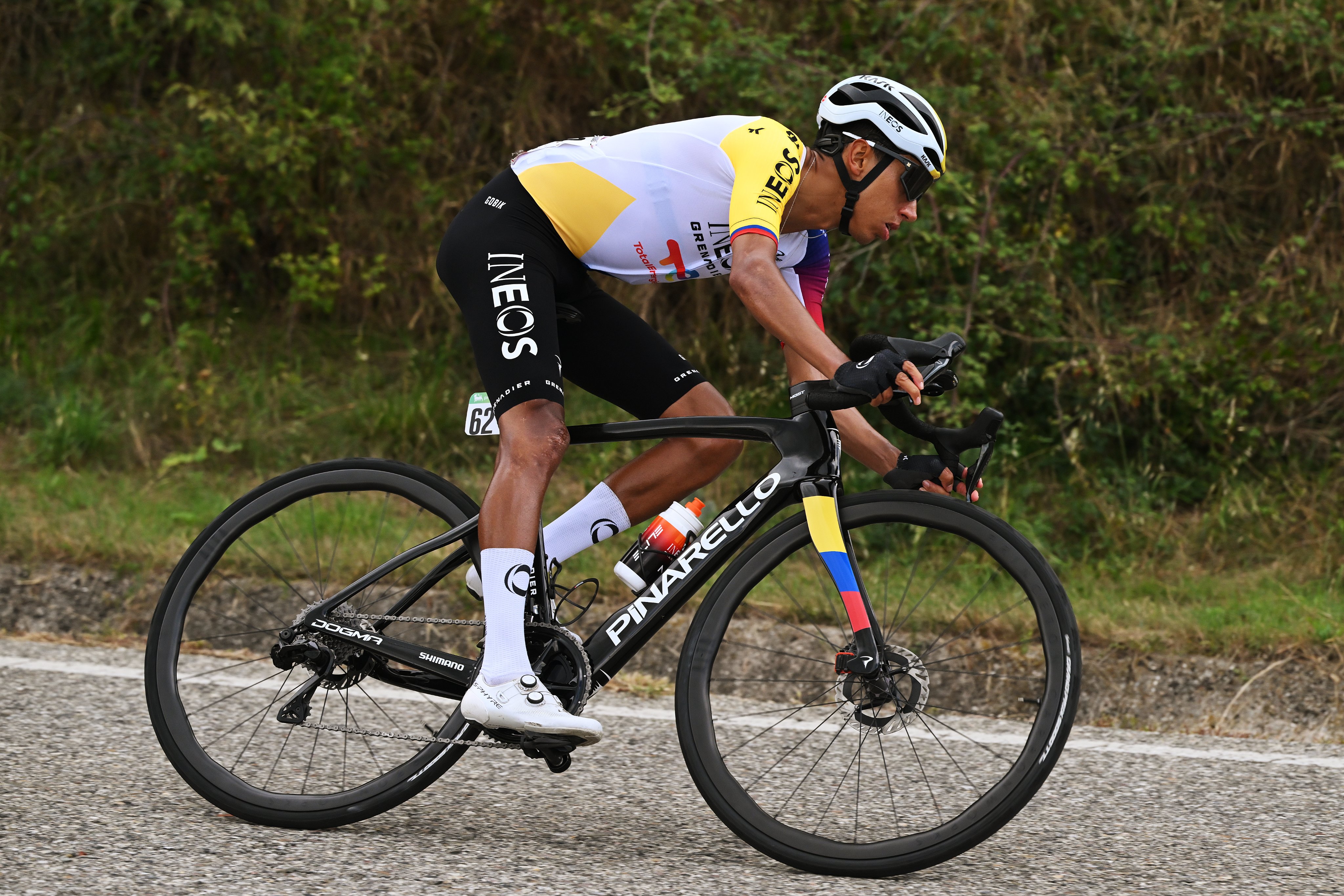 Egan Bernal en la Vuelta a España