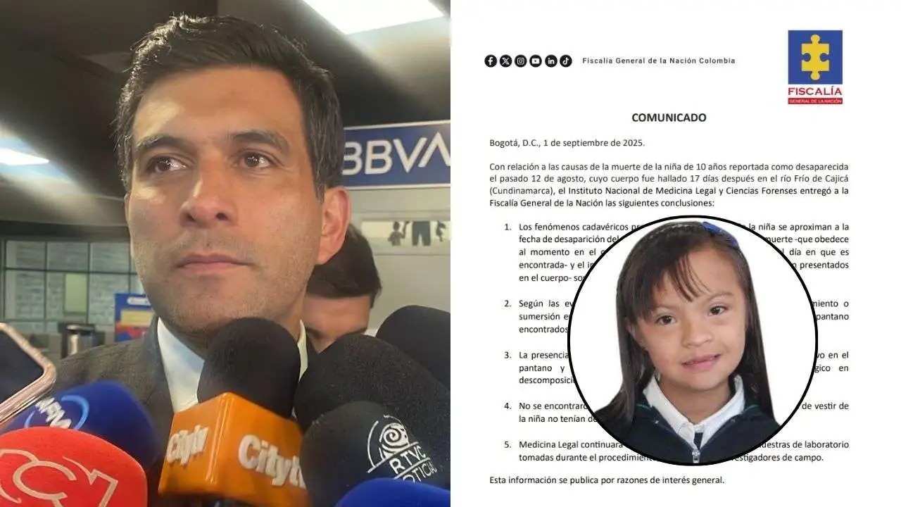 Julián Quintana, abogado de la familia de Valeria Afanador, anunció medidas legales contra el colegio en el que estudiaba la niña