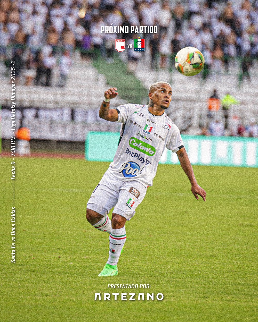 Tabla de posiciones Liga Betplay: Santa Fe perdió contra Once Caldas.