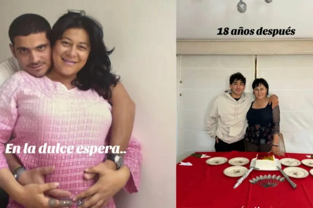 Alina Lozano publicó foto con su hijo / TikTok: @lozanoalina