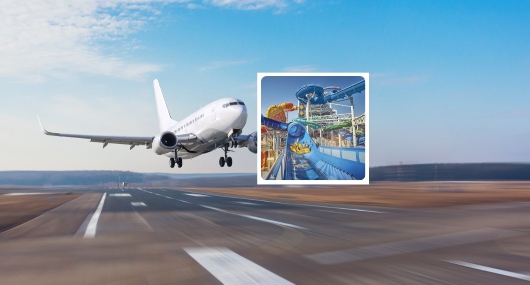 en nota de que aerolínea Emirates dijo cómo es su promoción en parque acuático más grande de mundo