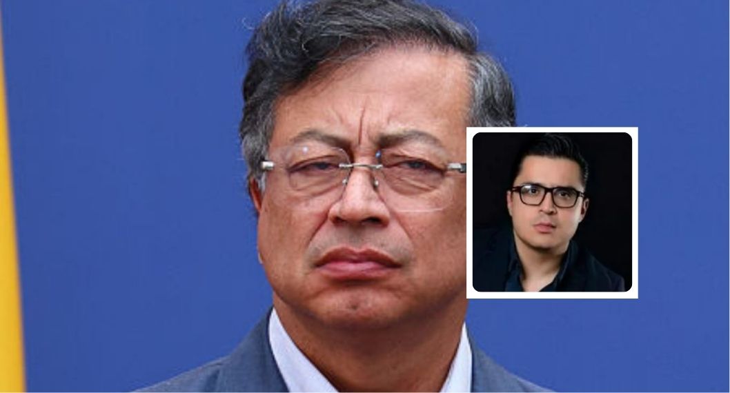 Fotos de Gustavo Petro y Beto Coral, en nota de que petrista Beto Corral cuestionó a Gustavo Petro por defensa de reforma tributaria