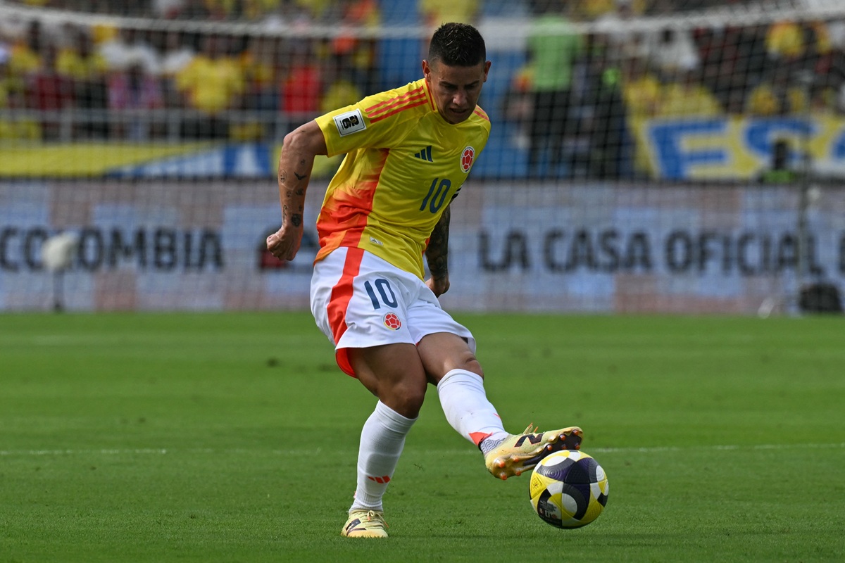 James Rodriguez, en el Metropolitano