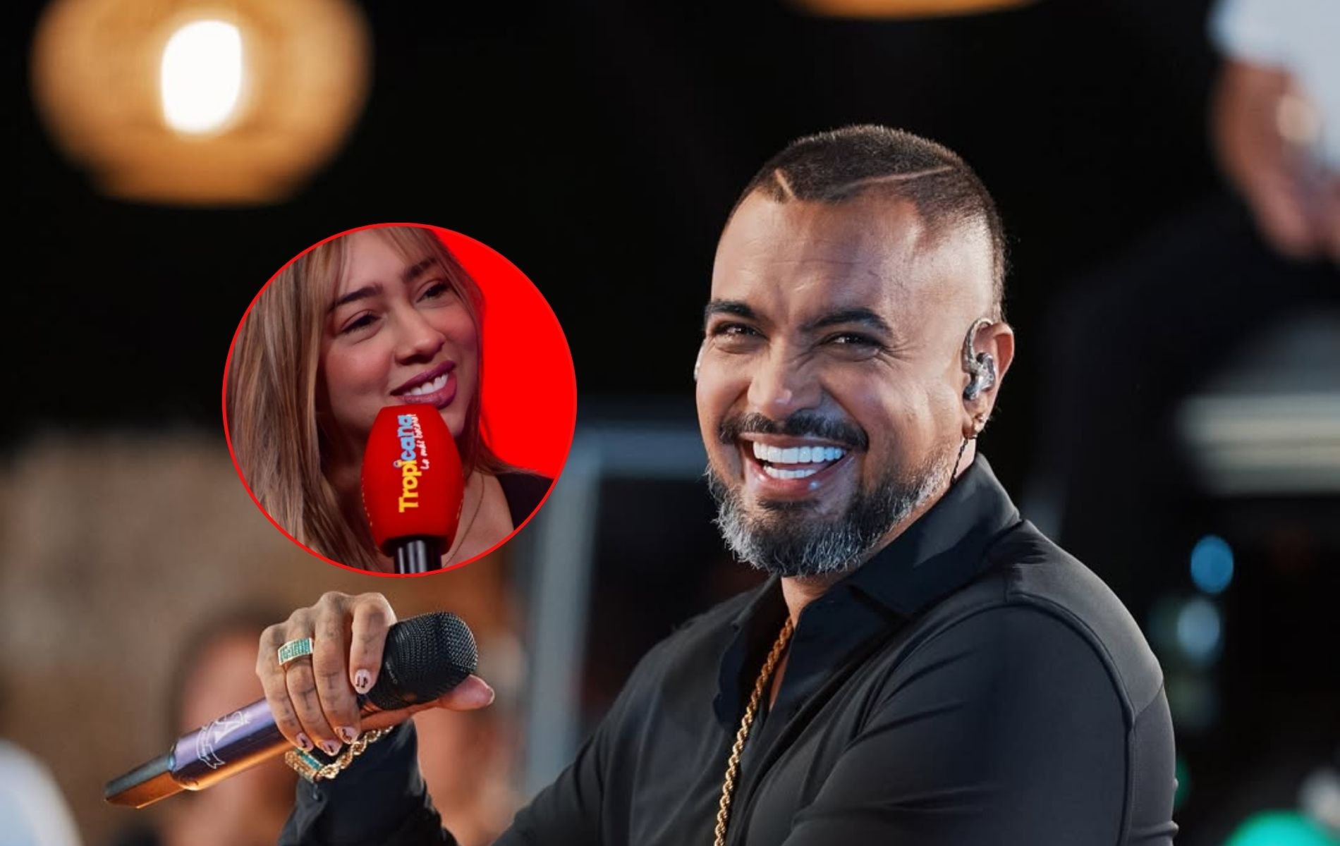 Jhon Aléx Castaño se enfrentó con locutora de 'Tropicana' Luchy en vivo