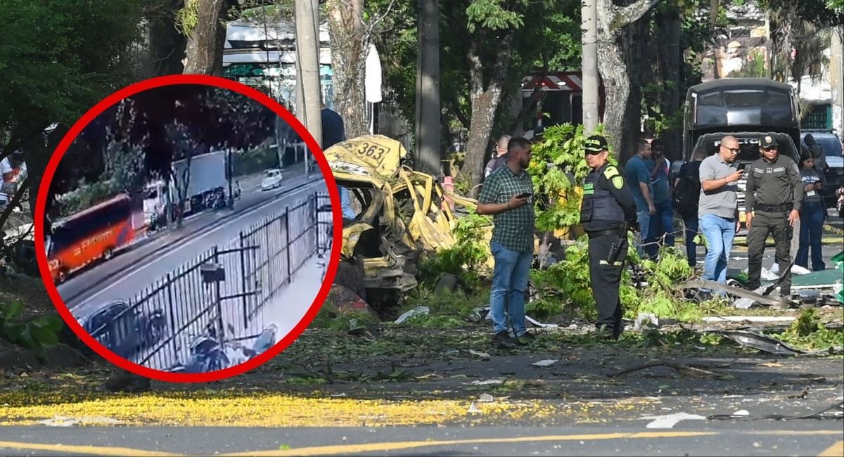 Aparece video del atentado contra base aérea Marco Fidel Suárez, en Cali: conductor se bajó segundos antes de la explosión que dejó seis muertos.