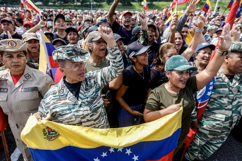 Milicias bolivarianas / AFP