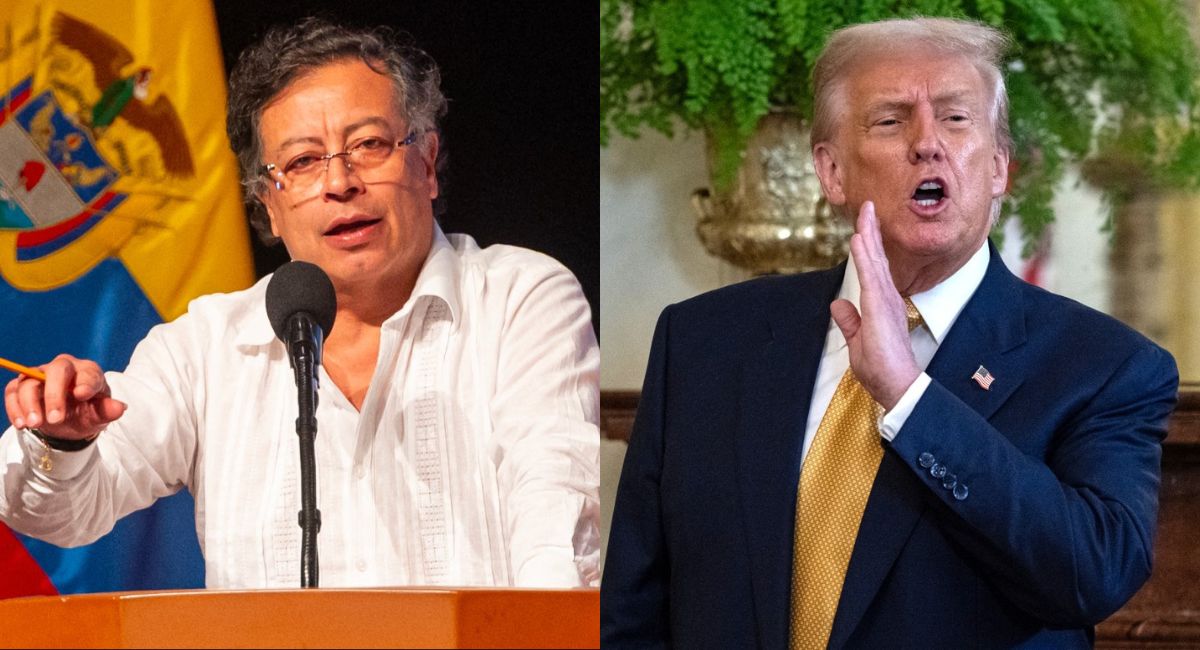 Gustavo Petro y Donald Trump