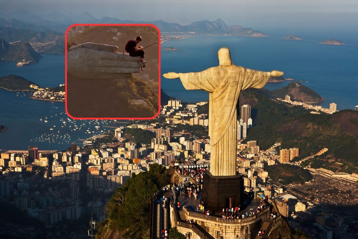 Video de hombre lanzándose desde Cristo Redentor de Brasil causa indignación