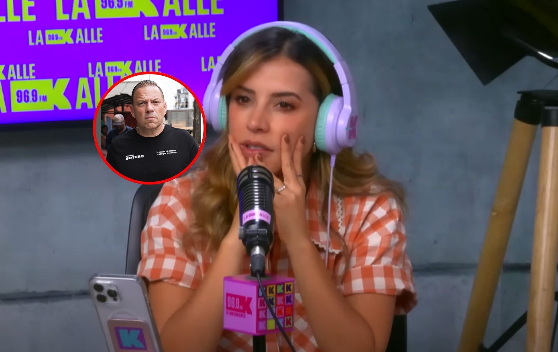 Periodista de 'La Kalle' frenó en seco a Santiago Botero y le pidió respeto
