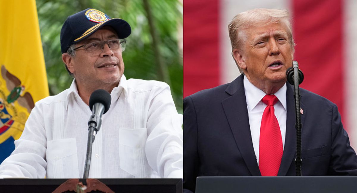 El presidente Gustavo Petro respondió con dureza a Donald Trump por la descertificación de Colombia en lucha antidrogas, en alocución.