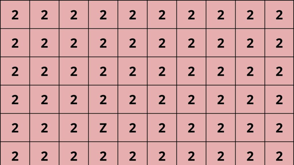 Cuadro con la letra Z / Pulzo 