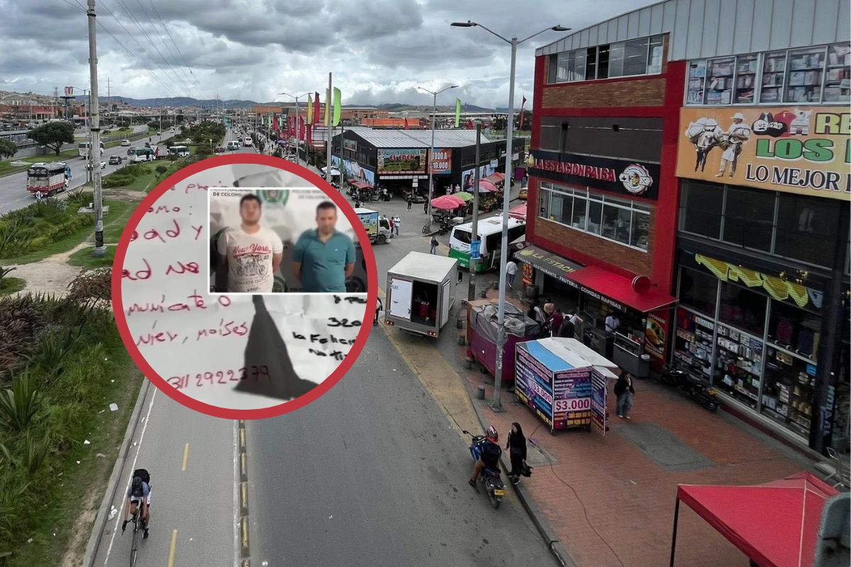 Terror en el norte de Bogotá por acoso a conductores: les piden 1'000.000 de pesos y uno fue asesinado. A varios les llega audios por WhatsApp y panfletos.