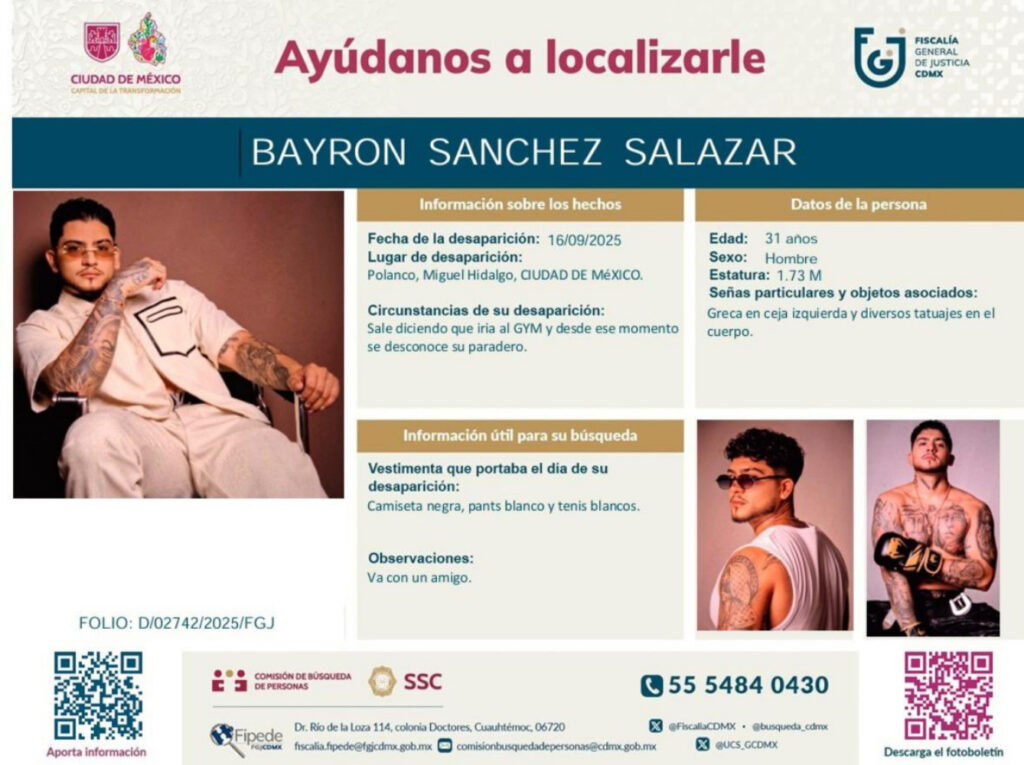 Cartel de búsqueda de B-King