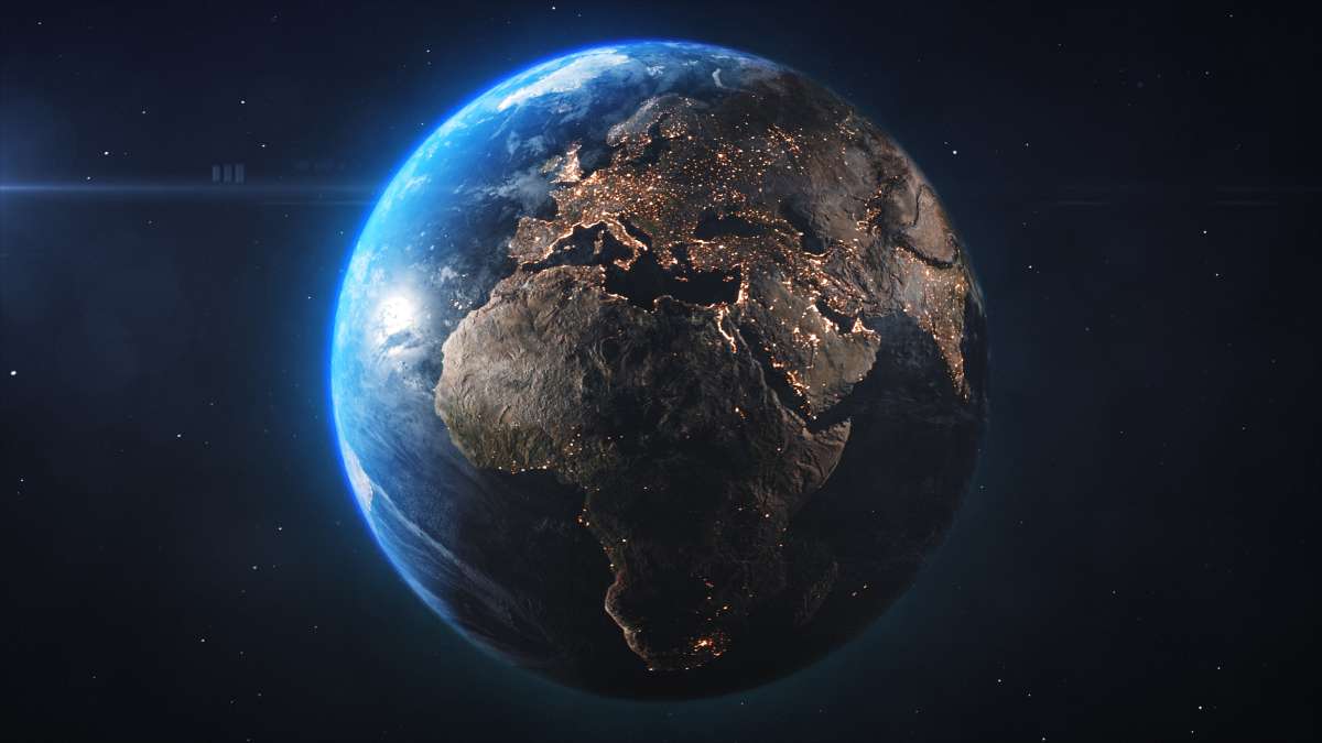 Foto de la Tierra, en nota de por qué la Tierra se está oscureciendo en los últimos años, según reveló la Nasa